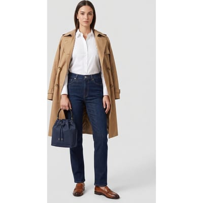 Michael Kors Small Bucket Msgr Navy Size: OS | Handbags Outlet | Dames | Blauw