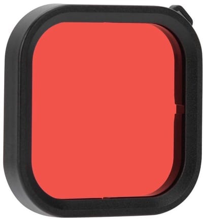 Allecto - Waterdichte duiklensfilters - Hoge transmissie - Rood