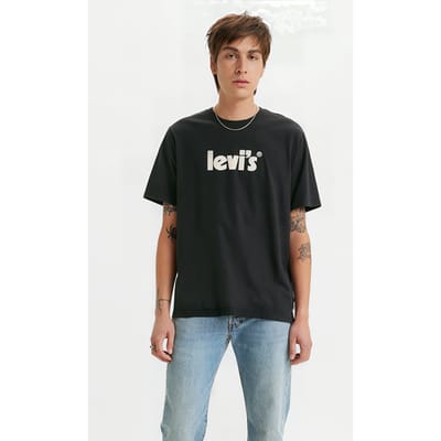 Levi's Ss Printed T-shirt Black Size: S | Printed T-Shirts Outlet | Heren | Zwart