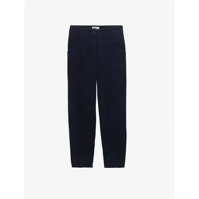 Dames ribfluwelen broek Aigle