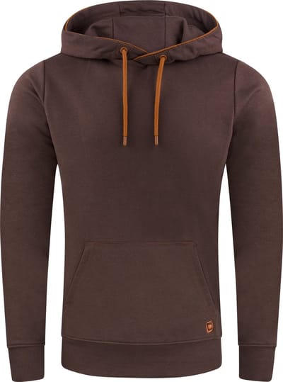 riverso Heren trui RIVSandro regular fit Bruin M Volwassenen Sweat Hoodie met Capuchon