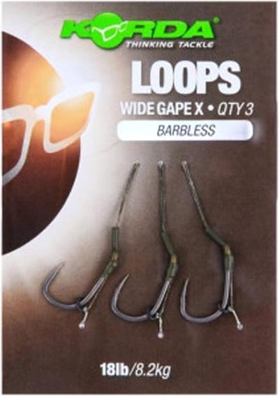 Loops Wide Gape Korda Karper Onderlijn - Onderlijn Karper - Karper Onderlijn Compleet - Karper Rigs - Karper Rig - Karperonderlijn