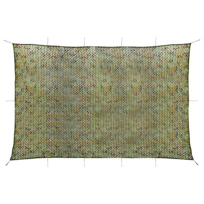 vidaXL - Camouflagenet - met - opbergtas - 5x7 - m - groen