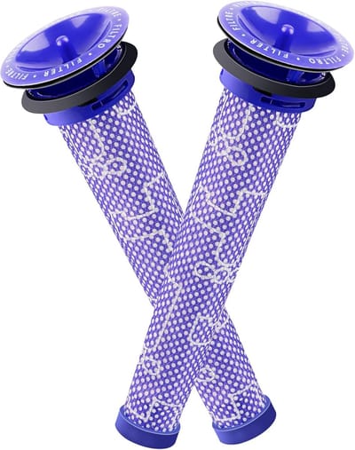 Geschikt voor 2-pack vervangende voorfilters voor Dyson - Stofzuigerfilter voor Dyson V6 V7 V8 DC59 DC58 Vervangt onderdeel 965661 01…-Belle's product