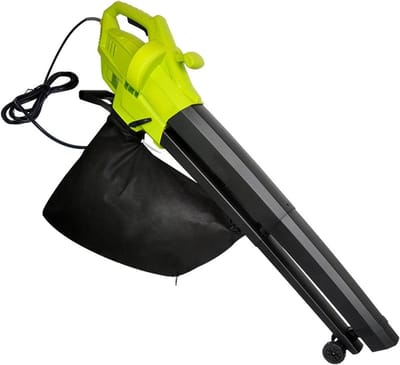Bladblazer Tuinstofzuiger - Bladzuiger Bladopvangzak - Gazononderhoud Tuinreiniging - Krachtige Koperen Motor - 40L 3000W - Zwart