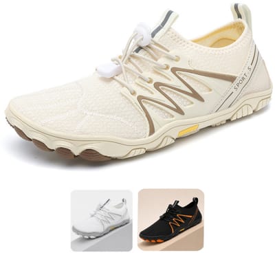 DOTALES - GripStep barefoot schoenen Beige-Braun 36