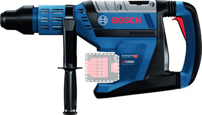 Bosch Professional GBH 18V-45 C Accu boorhamer - BITURBO - Zonder 18V accu en lader - In koffer
