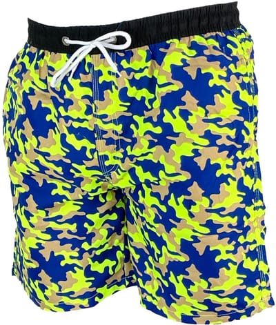 Zwemshort Camo Military Fluor - Maat M - Zwemshort Heren Groen - Swimwearclub