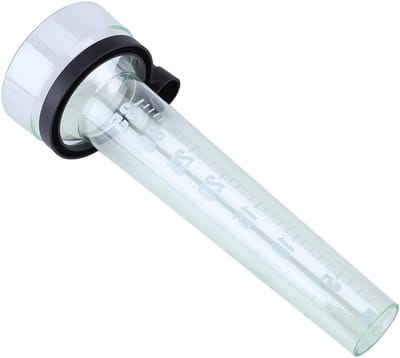 Regenmeter Tuin - Regencollector Meetbuis - Neerslag Meten - Nauwkeurige Schaal - 35 mm Capaciteit - Lichtgroen