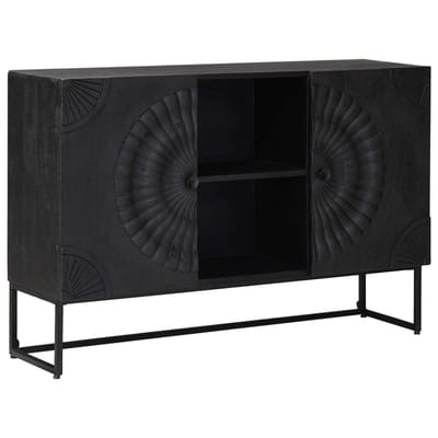 vidaXL - Dressoir - Zwart - 105 - x - 30 - x - 68 - cm