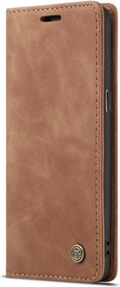 CaseMe - Telefoonhoes - boekmodel hoesje Geschikt voor: Oppo A16/A16s - CaseMe Bookcase - Portemonnee hoesje - Bruin