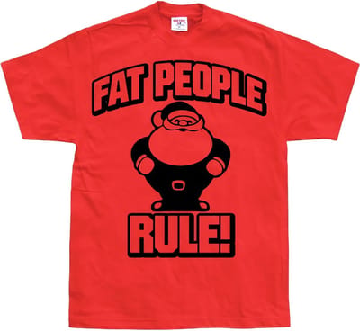 Hybris Fat People Rule T-shirt SH-1-15069-H6-2