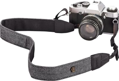 Garpex® Retro Vintage Schouderband - Verstelbaar - Comfortabel - Grijs