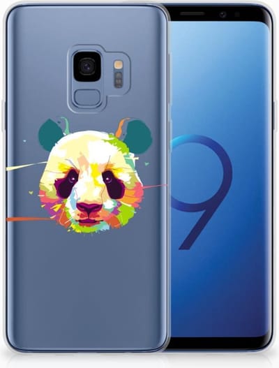 Samsung Galaxy S9 Telefoonhoesje met Naam Panda Color