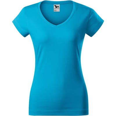 Dames-T-shirt met V-hals Malfini 162