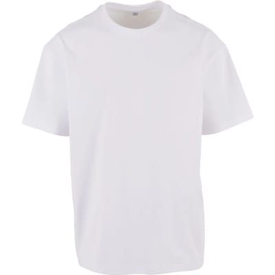 Build your Brand Cotton Loose Tee BY308 - White - S