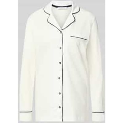 regular fit pyjamabovendeel met borstzak