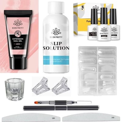 Born Pretty - Polygel - Polygel nagels - Polygel Nagels Starterpakket - Polygel kit - Polygel kleuren - Polygel producten - Polygel set - Acrygel - Polygel clear - Polygel roze - Polygel nude - Polygel wit - Polygel tube - Polygel Starters Kit