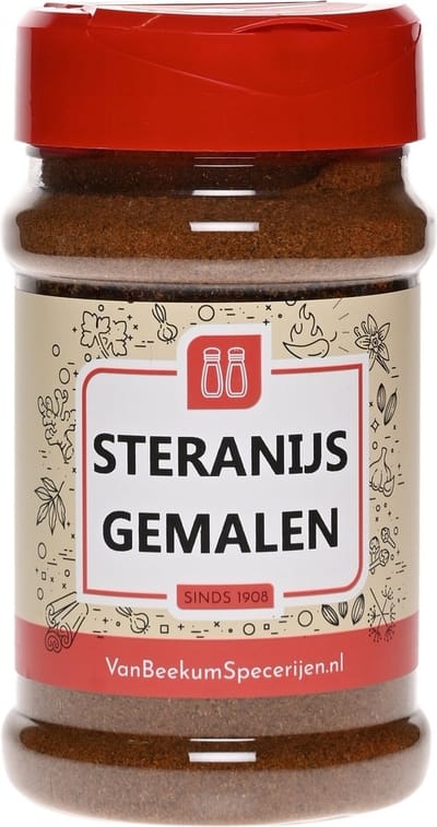 Van Beekum Specerijen - Steranijs Gemalen - Strooibus 100 Gram