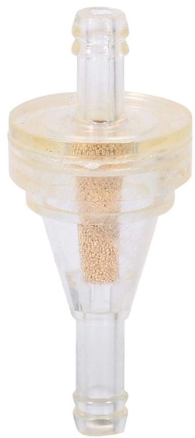 Dailygoods- Oliefilter Universeel 1/4" - Brandstoffilter 6 mm - Transparante Body - Geschikt voor Motorfietsen/Scooters - Hoogte 55 mm - Draagt bij aan Motorreinheid