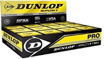 Squashballen Set - Dubbele Gele Stip - Sport Wedstrijden - Speciaal Ontwerp - 12 Stuks - Geel
