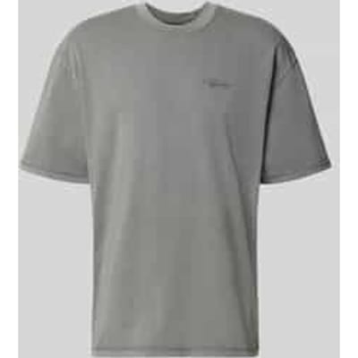oversized fit T-shirt met gestikt logo