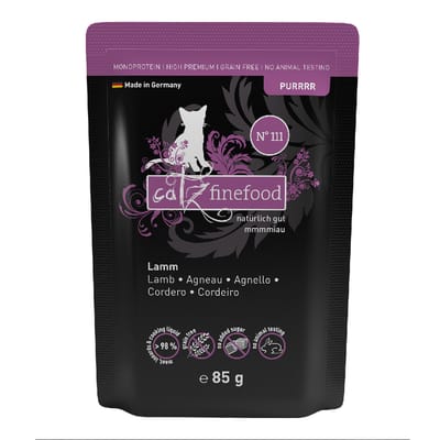 catz finefood Pure Pouch 8 x 85 g - No. 111 Lam (8 x 85 g)