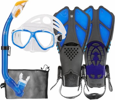 Kinder Zwemset met Snorkel en Vinnen | Anti-condens Duikset voor Jongens en Meisjes