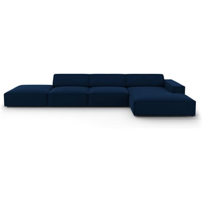 5-zits hoekbank Jodie velvet rechts | Micadoni Limited Edition