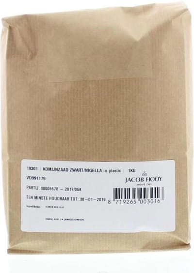 Jacob Hooy Komijnzaad Zwart 1000gr
