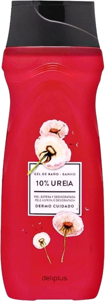 Deliplus | Bad- en douchegel | Met hoog gehalte ureum | Reparerend en hydraterend | Gel de Baño 10% Ureia | Bijzonder geschikt voor de droge huid | Uit Spanje | 500ml