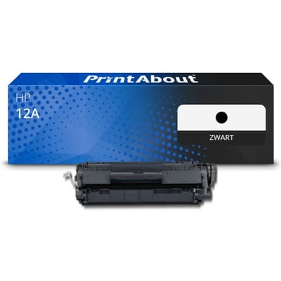 PrintAbout huismerk Toner 12A (Q2612A) Zwart Geschikt voor HP