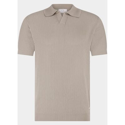 Born With Appetite Polo heren Grijs Richard Knitted Polo Ss Halfz BWA26106RI21/2501