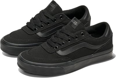 VANS Women's Brooklyn Ls Sneakers Shoes Textile VN000D7UBKA Black Low Top