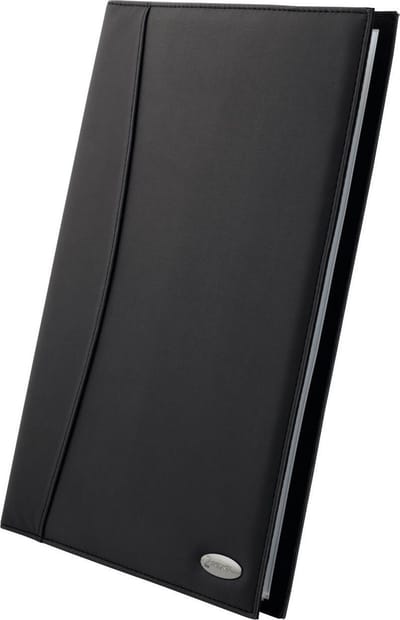 REXEL 2101185 SOFT TOUCH MAP NAPPA ZWART