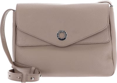 MANDARINA DUCK Leren Schoudertas Mellow Leather Dressy Bag Warm Taupe Beige