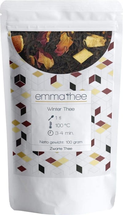 Winter Thee 100 Gram - Losse Thee - Puur & Natuurlijk - Warm & Kruidig