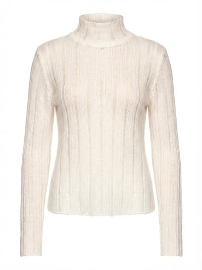 OMBRE Trui - Loose Fit - Wol - Lange Mouw Ecru ONESIZE