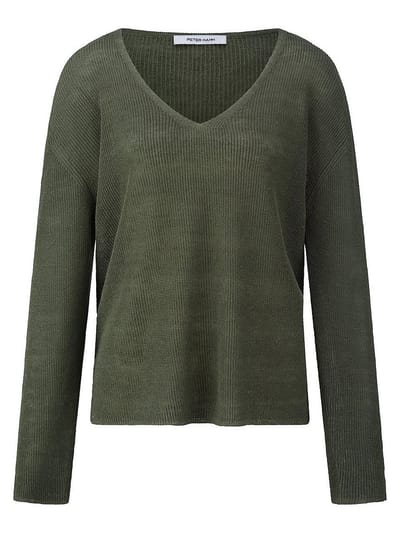 Trui V-hals Van Peter Hahn groen