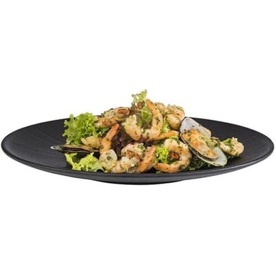 GGM Gastro (6 Stück) Teller - NERO - Melamin - Ø 330mm