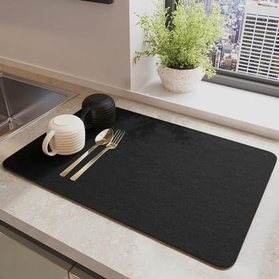 Diatomeeënaarde Modder Keuken Afdruipmat Aanrecht Absorberende Tafelmat Huishoudelijke Kopjes Afwas Droogmat Antislip Anti-aanslag Tafelmat 30 * 40CM