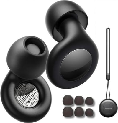 Multifunctionele Oordoppen voor Slapen - Oordopjes Slapen - Partyplugs - Earplugs - Slaapoordoppen - Loop Earplugs - Herbruikbare Slaap Oordopjes - Geluidsonderdrukking Tot 30 dB - Maten S/M/L - Incl. Opbergcase -Zwart