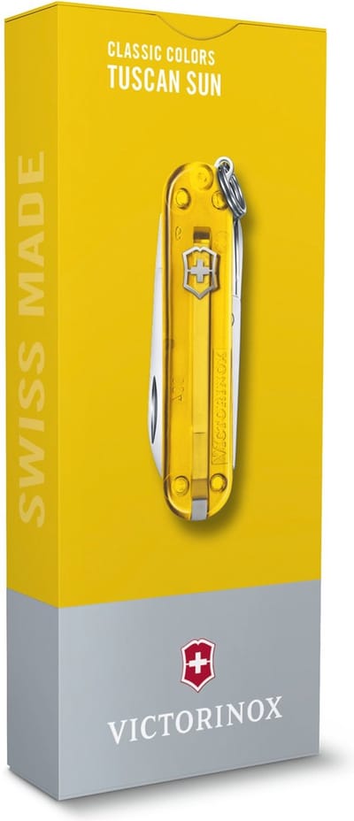 Victorinox Classic SD Transparent zakmes - Tuscan Sun - 7 functies