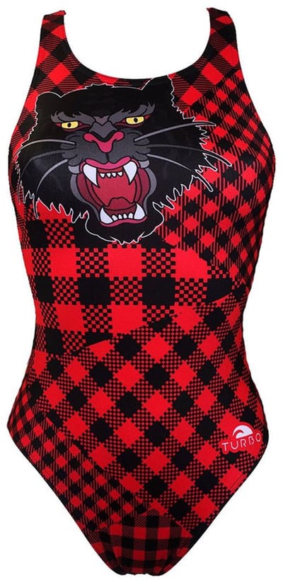 Turbo Red Tiger Zwemkleding Rood,Zwart S Vrouw