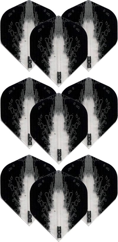 Darts Set - High Impact – 3 sets (9 stuks) – darts flights – Best Getest - Clear/Doorzichtig