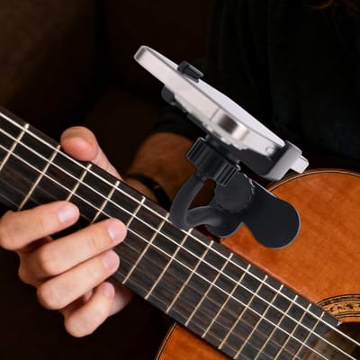 Universele Gitaar Telefoonhouder - 360° Draaibare Klem voor Mobiele Telefoon voor Live Streaming en Lesgeven
