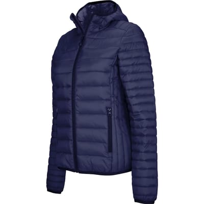 Kariban Ladies' lightweight hooded padded jacket K6111 - Navy - XS