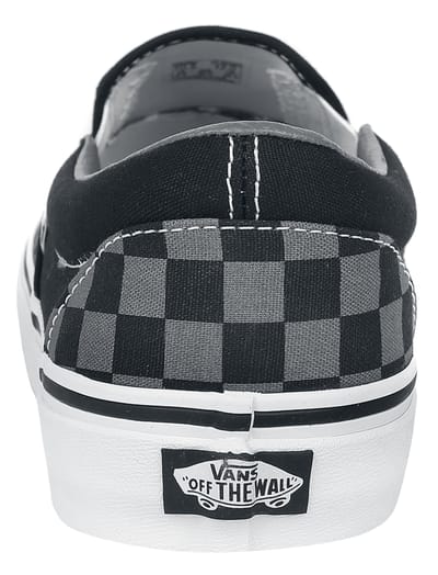 Vans Sneakers - Classic Slip-On Checkerboard - EU42 tot EU47 - voor Mannen - zwart-grijs