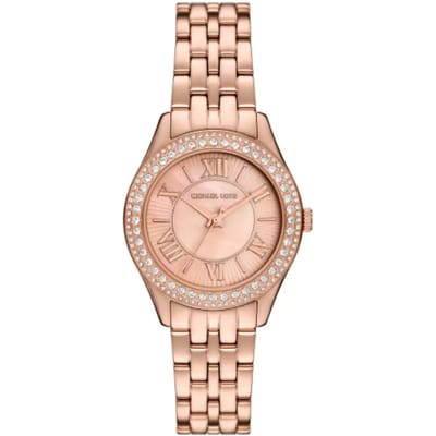 Michael Kors Mini Harlowe Dames Horloge Roségoud MK4845