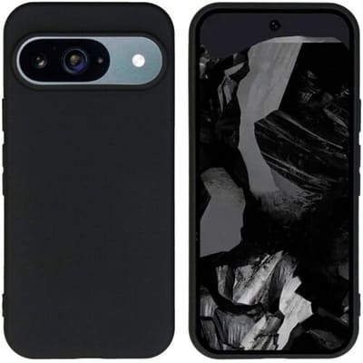 ShieldCase siliconen hoesje geschikt voor de Google Pixel 9 hoesje - TPU / Siliconen back cover (zwart)